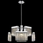 Broadway Chandelier - Polished Nickel / Crystal