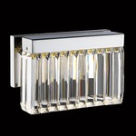 Broadway Wall Light - Polished Nickel / Crystal