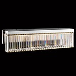 Broadway Wall Light - Polished Nickel / Crystal