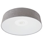 Cermack St Linen Ceiling Light Fixture - Grey