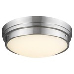 Cermack St 116 Ceiling Light Fixture - Brushed Nickel / Frosted