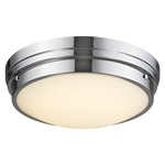 Cermack St 116 Ceiling Light Fixture - Polished Chrome / Frosted