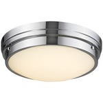 Cermack St 116 Ceiling Light Fixture - Polished Chrome / Frosted