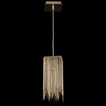 Fountain Ave Square Mini Pendant - Gold