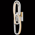 Lynx St Wall Light - Polished Nickel / Frosted