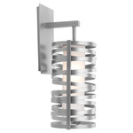 Tempest LED Hanging Wall Light - Beige Silver / Frosted Glass