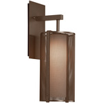 Uptown Mesh LED Hanging Wall Light - Flat Bronze / Frosted