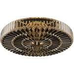 Julien Ceiling Flush Mount - Gold / Firenze Clear