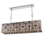Modello Linear Suspension - Polished Chrome / Clear / Smok Firenze