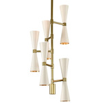 Milo Foyer Pendant - Vintage Brass / Warm White / Warm White