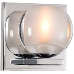 Corona Wall Light - Chrome / Clear