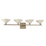 Galvaston Bathroom Vanity Light - Satin Nickel / Frosted