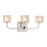 Arcata Bathroom Vanity Light - Chrome / Clear