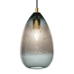 Bubble Cone Pendant - Dark Bronze / Grey