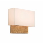 Cestino ADA Wall Light - Gold Leaf / White Linen