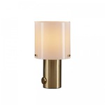 Walter Table Lamp - Brass / Opal