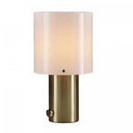 Walter Table Lamp - Brass / Opal