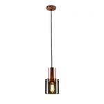 Walter Pendant - Copper / Anthracite