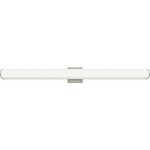 Gus Bathroom Vanity Light - Polished Chrome / Opal