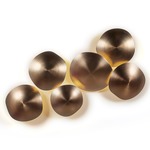 Chestnut Cluster Wall / Ceiling Light - Champagne