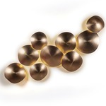 Chestnut Cluster Wall / Ceiling Light - Champagne