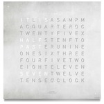 Qlocktwo Creators Edition Classic Wall Clock - Platinum