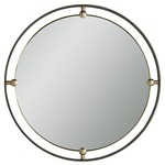 Janey Round Mirror - Natural Iron