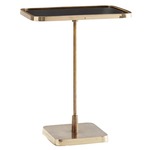 Kaela Accent Table - Vintage Brass