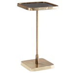 Kaela Accent Table - Vintage Brass