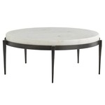 Kelsie Cocktail Table - White Marble