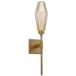 Aalto Belvedere Wall Sconce - Gilded Brass / Optic Ribbed Bronze