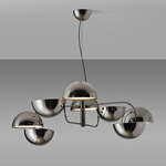 Elisabeth Pendant - Glossy Black Nickel / Glossy Black Nickel