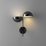 Elisabeth Wall Scocne - Glossy Black Nickel / Glossy Black Nickel