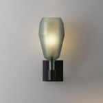 MoM Slim Wall Sconce - Matte Black / Matte Sage Green