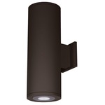 Tube Architectural Up and Down 6 Degree Beam Wall Light - Bronze