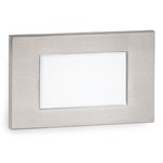 12V Frame Horizontal Landscape Step / Wall Light Amber CCT - Stainless Steel