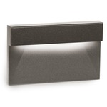 12V Horizontal Rectangular Landscape Step/Wall Light - Bronze