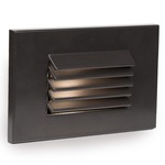 120V LED120 Horizontal Louvered Step Light - Bronze