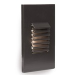 120V LED220 Vertical Louvered Step / Wall Light - Bronze