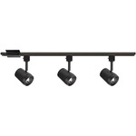 Oculux 120V 3-Light Track Light Kit - Black