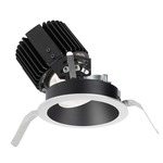 Aether 3.5IN Round Adjustable Downlight Trim - White / Black Reflector