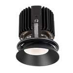 Volta 4.5IN Round Shallow Invisible Downlight Trim - Black