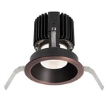 Volta 4.5IN Round Shallow Downlight Trim - Copper Bronze