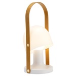 FollowMe Plus Table Lamp - Light Wood / White