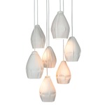 Kawa Multi Light Pendant - White / White