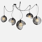 Dana Multi Light Pendant - Black