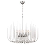 Astoria Chandelier - Chrome / Crystal