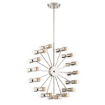 Eye Of London Chandelier - Polished Nickel