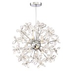 Adelle Chandelier - Chrome / Crystal