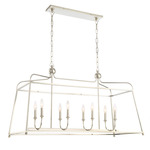 Sylvan Linear Pendant - Polished Nickel